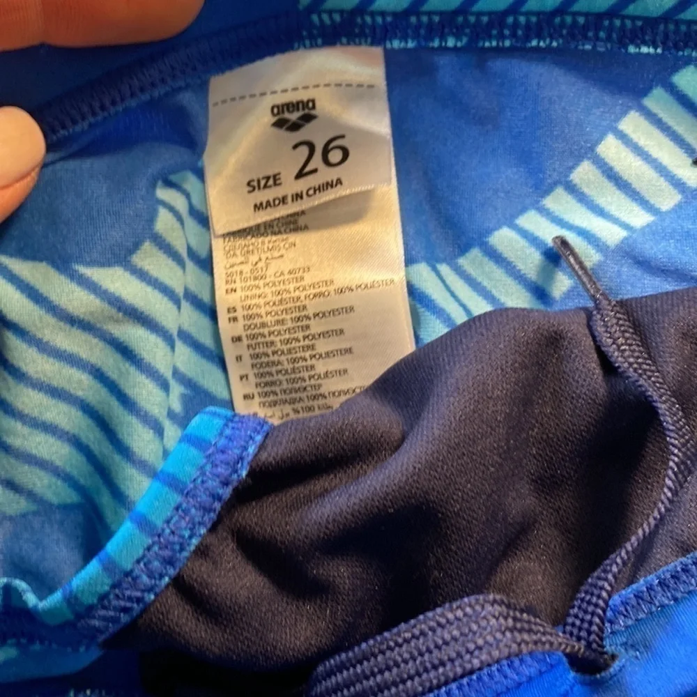 NEW with tags in box Arena youth swim suit brief size 26